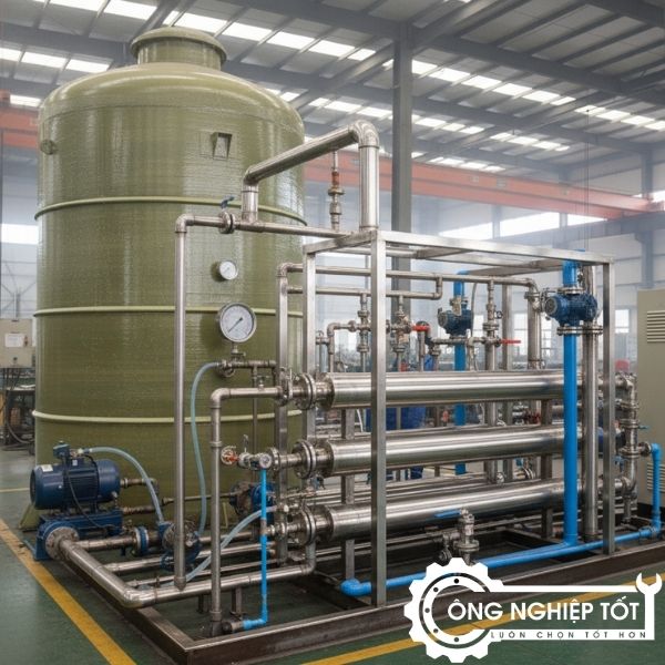 Ứng dụng bồn FRP 5000L trong công nghiệp